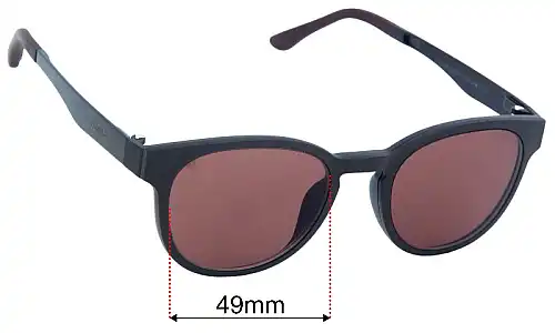 Chilli Beans LV.MU.0020 Lentes de Repuesto 49mm wide 