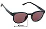 Sunglass Fix Lentes de Repuesto para Chilli Beans LV.MU.0020 - 49mm Wide 