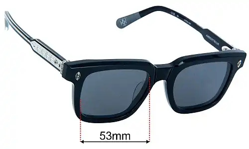 Chrome Hearts Ambidixtrous Replacement Lenses 53mm wide 