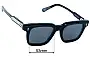 Sunglass Fix Replacement Lenses for Chrome Hearts Ambidixtrous - 53mm Wide 