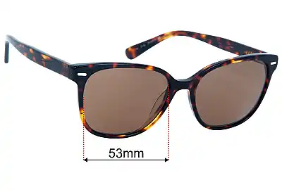 Country Road CR 62 Replacement Lenses 53mm wide 