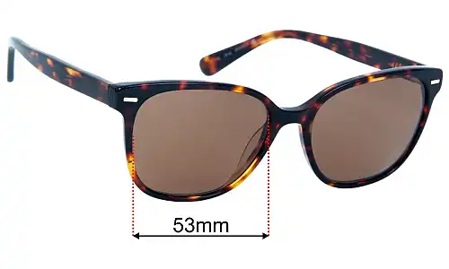 Country Road CR 62 Replacement Lenses 53mm wide 