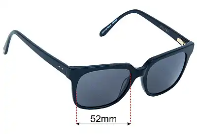 Ellery Ellery 02 Lentes de Repuesto 52mm wide 