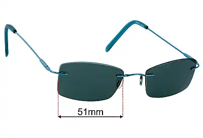 Emporium EMP7581 Replacement Lenses 51mm wide 