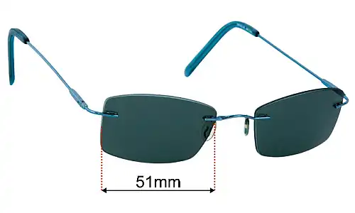 Emporium EMP7581 Replacement Lenses 51mm wide 