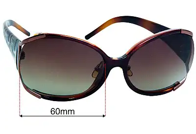 Fendi FS 427AF Replacement Lenses 60mm wide 