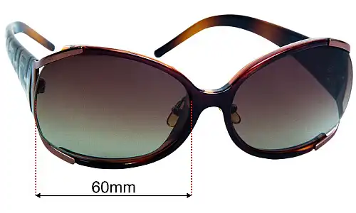 Fendi FS 427AF Replacement Lenses 60mm wide 