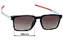 Sunglass Fix Ersatzgläser für Ferrari FZ 8005U - 56mm Wide 