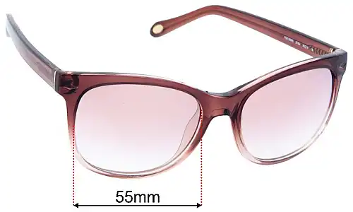 Fossil FOS 3006S Ersatzgläser 55mm wide 