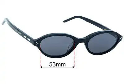 Gentle Monster La Cha Replacement Lenses 54mm wide 