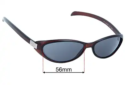 Gucci GG1187/S Replacement Lenses 56mm wide 