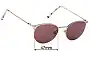 Sunglass Fix Replacement Lenses for Humphrey’s 582282 - 47mm Wide 