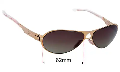IC! Berlin Elvis Replacement Lenses 62mm wide 