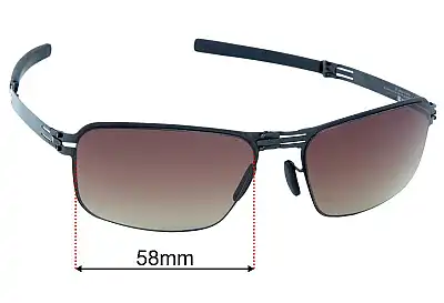 IC! Berlin Pair Annihilation Lentes de Repuesto 58mm wide 