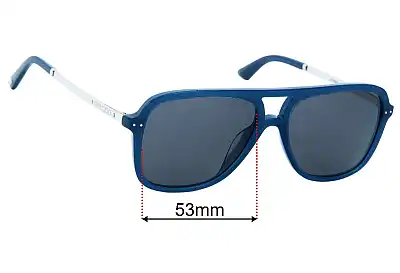 Jimmy Choo JC 3052U Replacement Lenses 55mm wide 