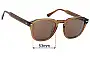 Sunglass Fix Ersatzgläser für Jimmy Fairly  The Headlight L - 53mm Wide 