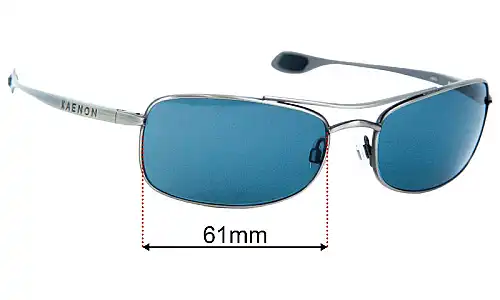 Kaenon Basis Replacement Lenses 61mm wide 