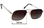Sunglass Fix Ersatzgläser für Kenmark  Hawk - 56mm Wide 