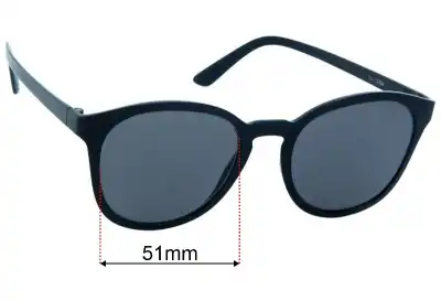 Le Specs Renegade Replacement Lenses 51mm wide 