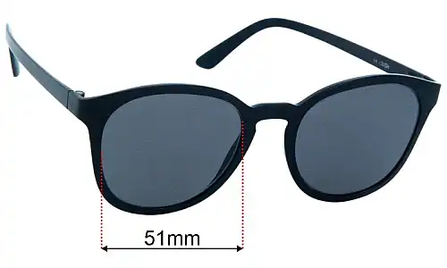Le Specs Renegade Replacement Lenses 51mm wide 