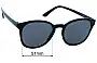 Sunglass Fix Replacement Lenses for Le Specs Renegade - 51mm Wide 