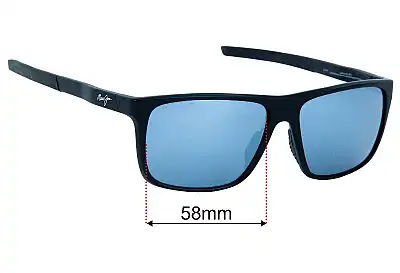 Maui Jim MJ0598S Lehopulu Verres de Remplacement 58mm wide 