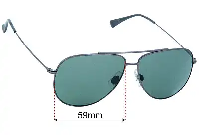 Maui Jim MJ665 Hau'oli Lentes de Repuesto 59mm wide 