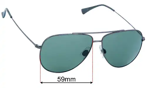 Maui Jim MJ665 Hau'oli Ersatzgläser 59mm wide 