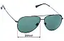 Sunglass Fix Ersatzgläser für Maui Jim MJ665 Hau'oli - 59mm Wide 