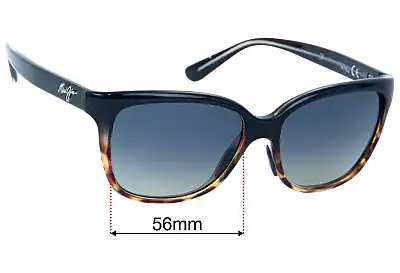 Maui Jim MJ744 Starfish Replacement Lenses 56mm wide 