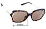 Sunglass Fix Replacement Lenses for Michael Kors MK2153U INTERLAKEN - 55mm Wide 