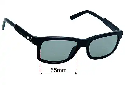 Montblanc MB 653S Replacement Lenses 55mm wide 
