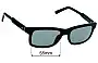 Sunglass Fix Replacement Lenses for Montblanc MB 653S - 55mm Wide 