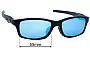 Sunglass Fix Replacement Lenses for Oakley Crosslink OX8029 - 55mm Wide 