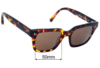 Ollie Quinn Huda Replacement Lenses 50mm wide 