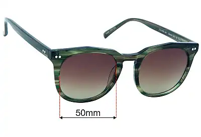 Oscar Wylee Palmer Replacement Lenses 50mm wide 