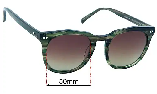 Oscar Wylee Palmer Replacement Lenses 50mm wide 