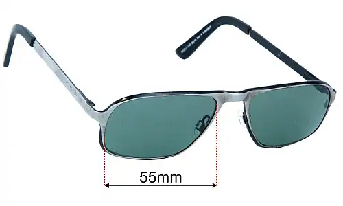 Osiris Sun 4 Replacement Lenses 55mm wide 