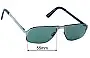 Sunglass Fix Replacement Lenses for Osiris Sun 4 - 55mm Wide 