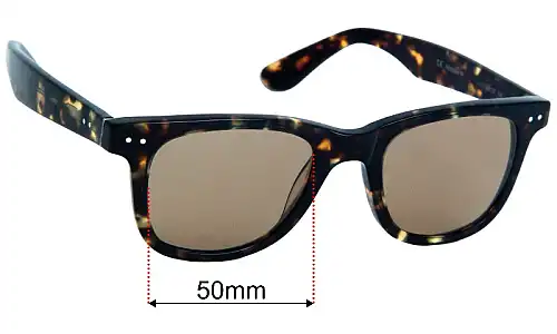 Polaroid X8400B Replacement Lenses 50mm wide 