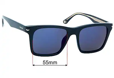 Police Champ SPLN35 Replacement Lenses 55mm wide 