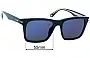 Sunglass Fix Replacement Lenses for Police Champ SPLN35 - 55mm Wide 
