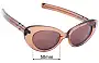 Sunglass Fix Replacement Lenses for POMS + PARED Gatto - 50mm Wide 