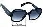 Prada SPR28Z Replacement Lenses 54mm wide 