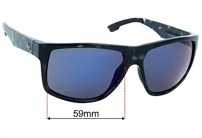 Quiksilver Transmission Lentes de Repuesto 59mm wide 