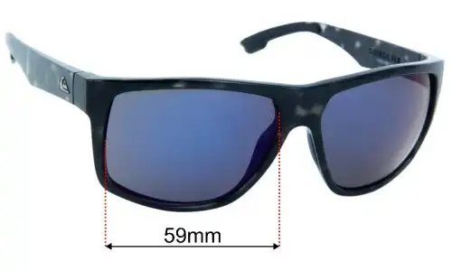 Quiksilver Transmission Replacement Lenses 59mm wide 