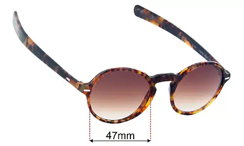 Ralph Lauren PL 9770W Replacement Lenses 47mm wide 