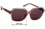 Replacement Lenses for Ralph Lauren RA 5304U - 57mm Wide 