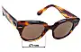 Sunglass Fix Ersatzgläser für Ray-Ban RB2192 Roundabout - 47mm Wide 