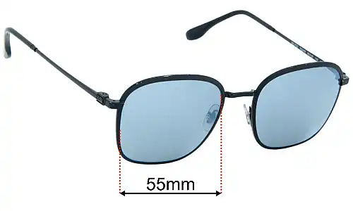 Replacement Lenses Ray Ban RB3720 55mm 